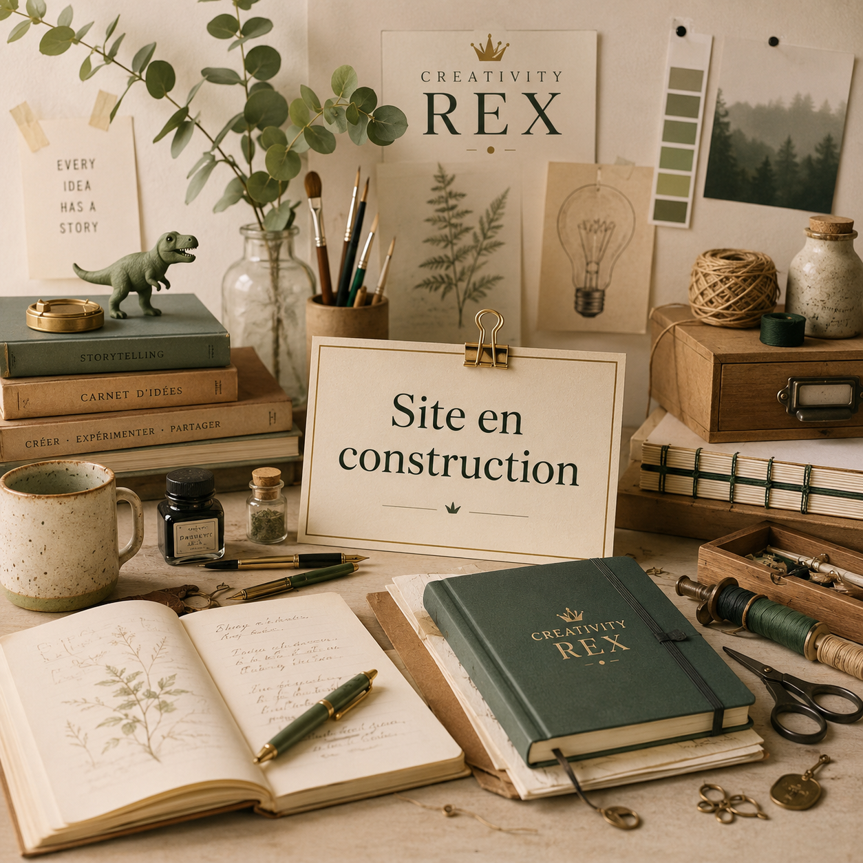 Capture du site Creativity Rex